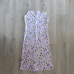 Haute Fox Purple Floral Maxi Dress - 1X